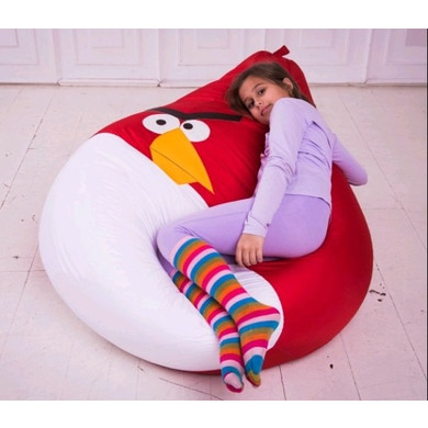 Купить детское кресло пуф Angry Birds