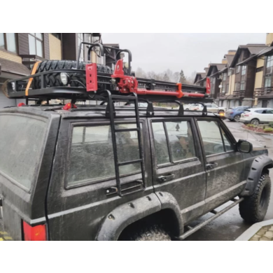 Купить Багажник на Jeep Cherokee на крышу авто с лестницей